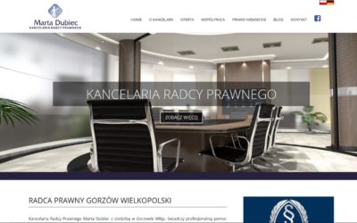 Strona internetowa – Kancelaria radcy prawnego Gorzów Wielkopolski