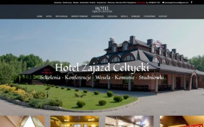 Strona www.hotelzajazdceltycki.pl – noclegi w okolicach Krakowa